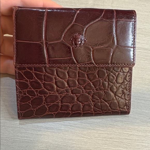 Versace Handbags - New Versace Red Leather wallet